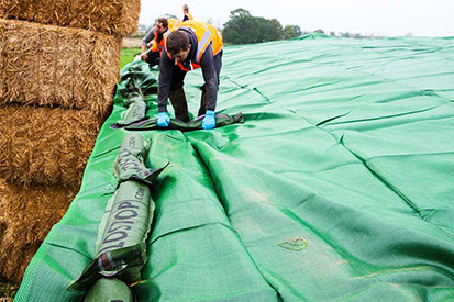 Silostop Gravel Bag Use